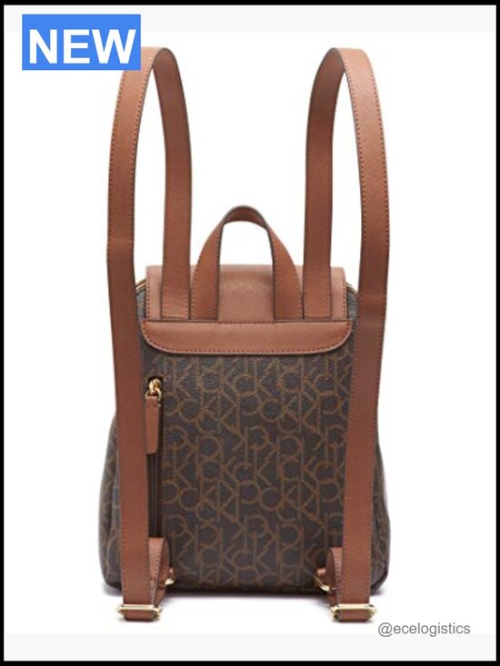 Signature Backpack with Flap Closure, Adjustable Straps, and Multiple Pockets main image 4